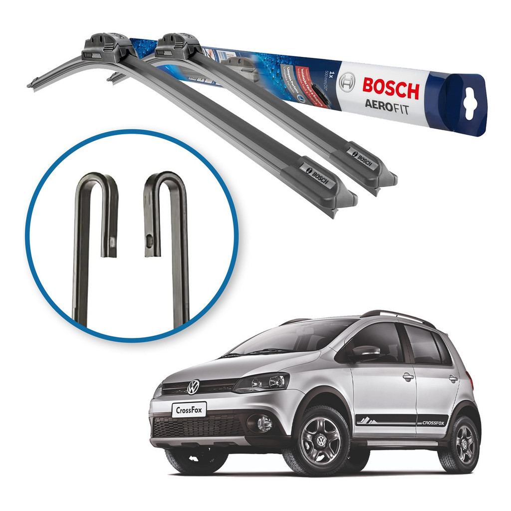 Palheta Limpador Parabrisa Original Bosch Volkswagen Crossfox 2005 a 2012