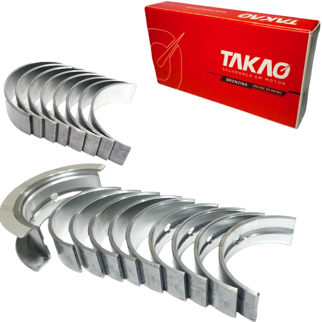 Kit Bronzina Mancal E Biela Casquilho Fixo Movel Fusion Ranger 2.5 16v Duratec 2009 A 2019 Ecoboost