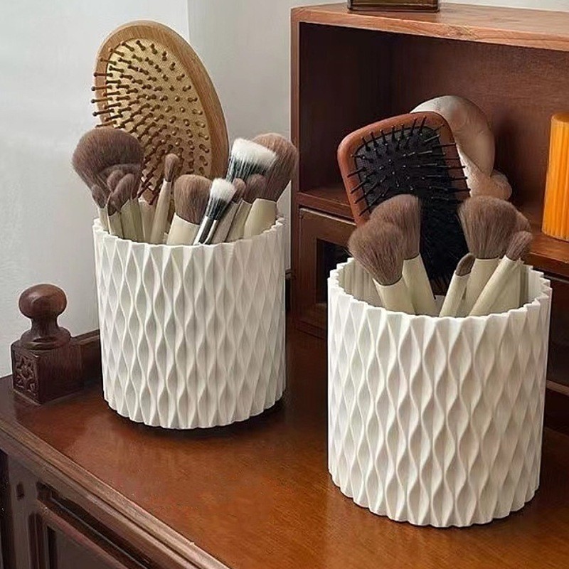 Porta Pinceis e Caneta Giratório 360° para pincéis de maquiagem