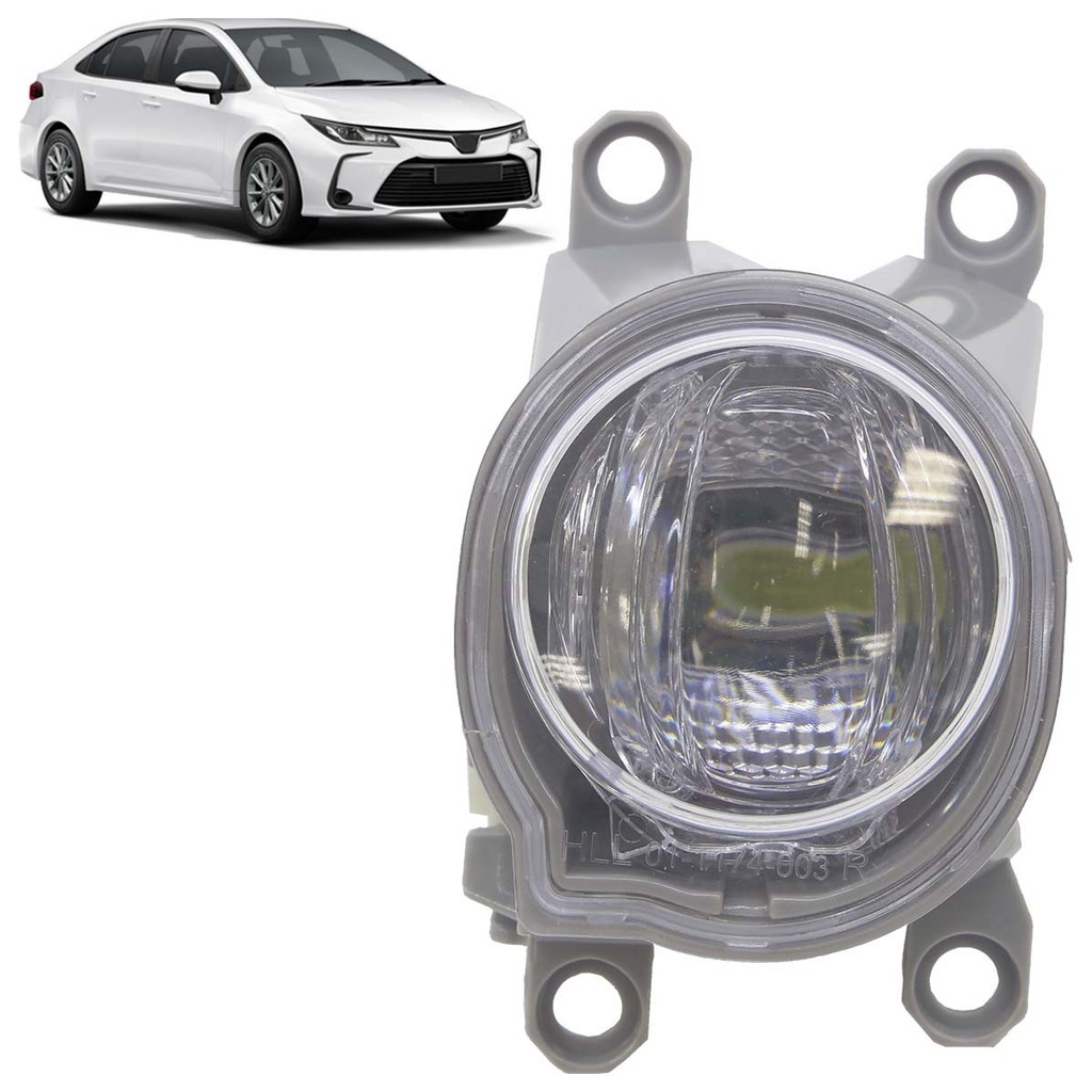 Farol Neblina Corolla 2020 2021 2022 Lente Lisa Acrilico - Spare Parts and Accessories for Vehicles