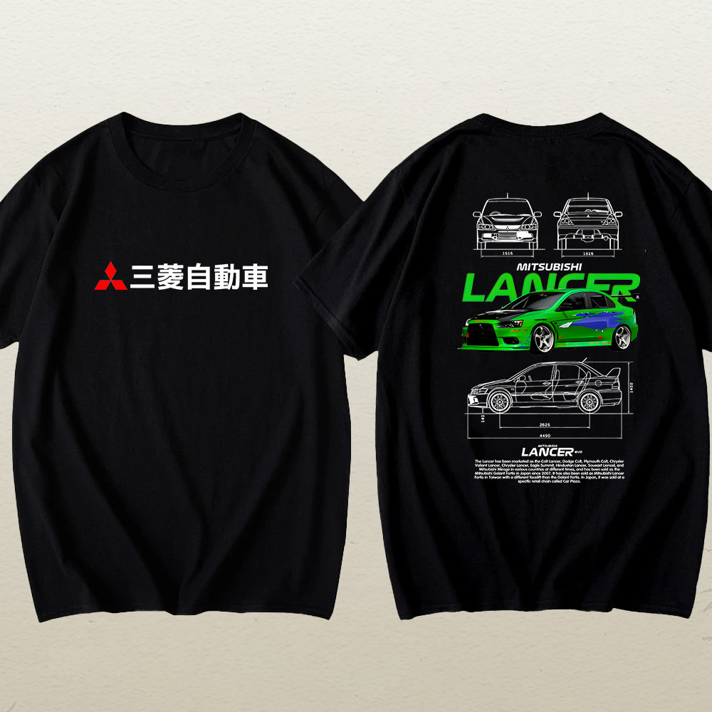 Camiseta Oversized Feminina Masculina Unissex Lancer,  Conforto, Estampa Automobilismo