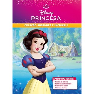 Aprender é Incrível Disney - Princesas Aprendendo Números em Oferta na Shopee