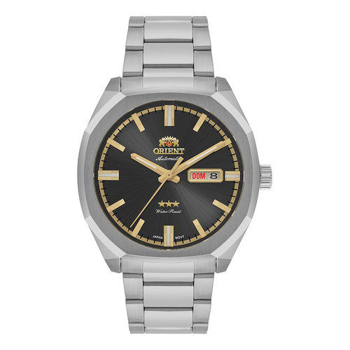 Relógio Orient Masculino Automático Três Estrelas NH3SS008G1SX - Watches
