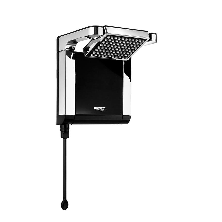 Ducha Chuveiro Eletrônico Acqua Star Ultra Preto Cromado 220v 7800w 6800W Lorenzetti