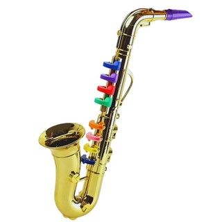 Brinquedo Educacional Infantil Instrumentos Musicais 8 Saxofone Trompete