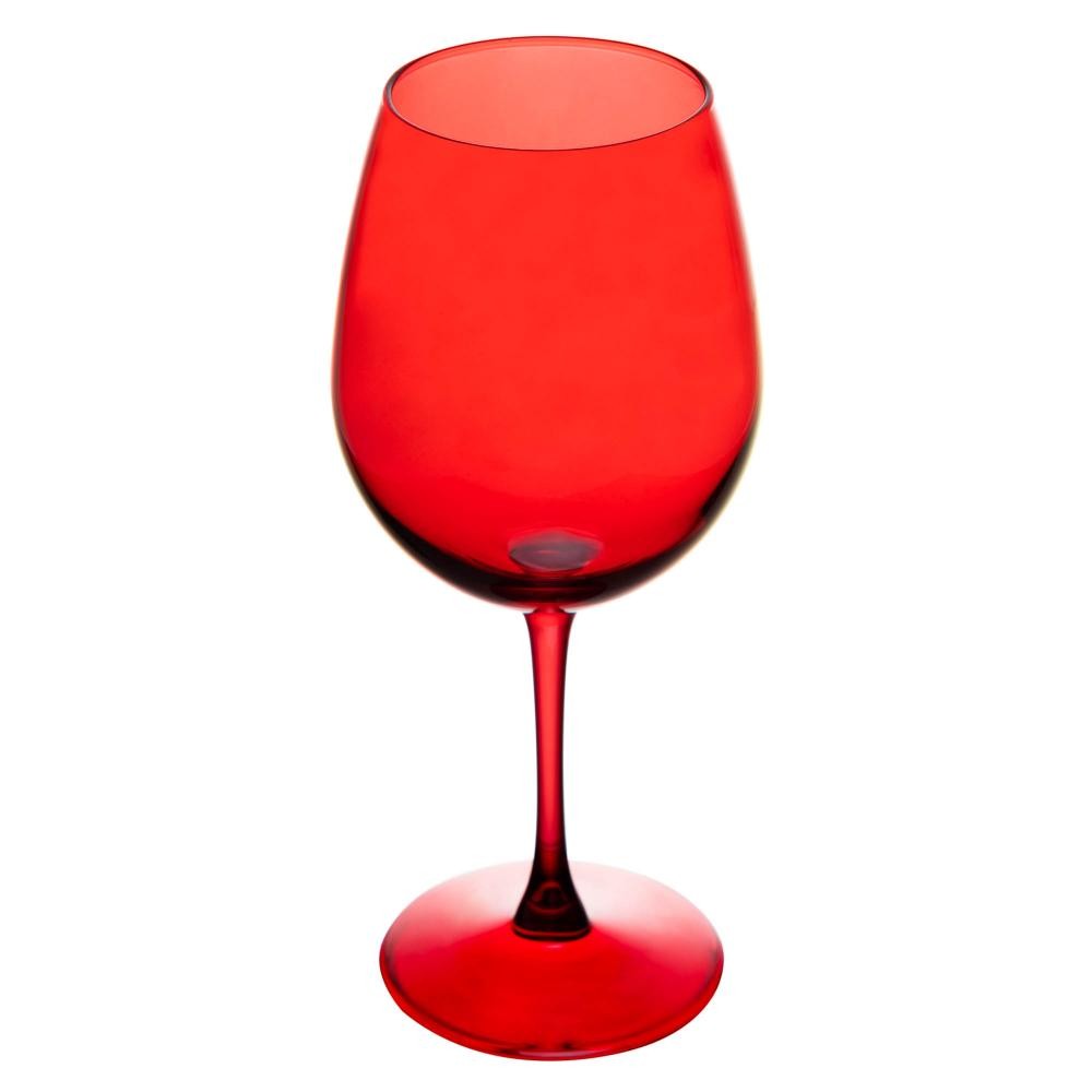 Taça para Vinho Lyor Gourmet de Vidro 600ml Vermelha - Home & Living