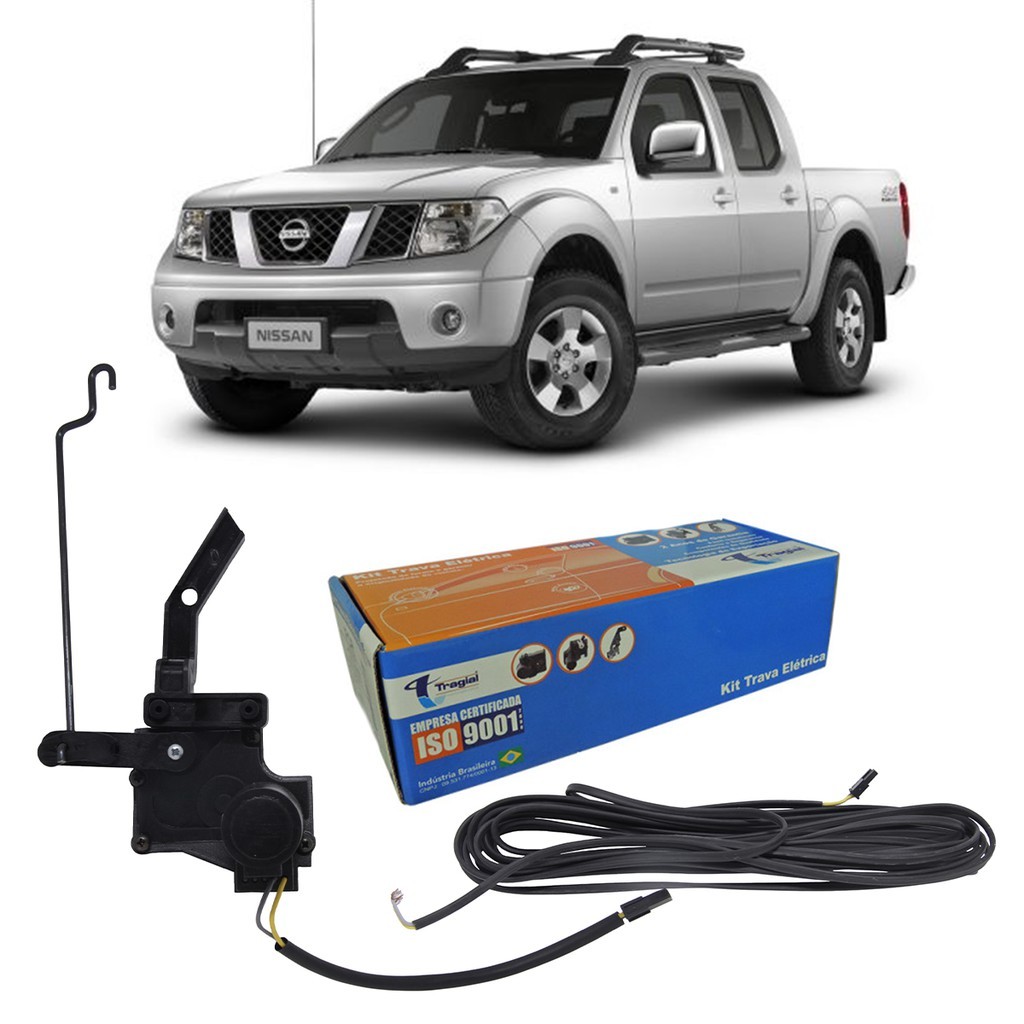Kit Trava Elétrica para Tampa Traseira Nissan Frontier 2009/2016