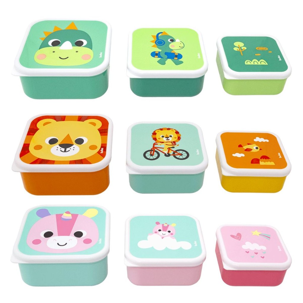 Kit Com 3 Potinhos Infantil - Buba em Oferta na Shopee