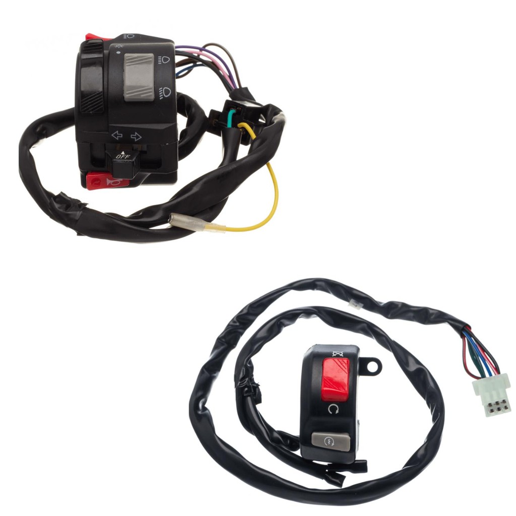 Kit Punho Completo Interruptor Partida Luz Lander 250 09-15 em Oferta na Shopee