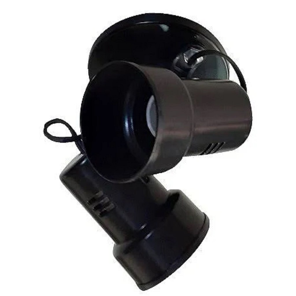 Spot Caneca Sobrepor 2xE27 Preto Bivolt Startec