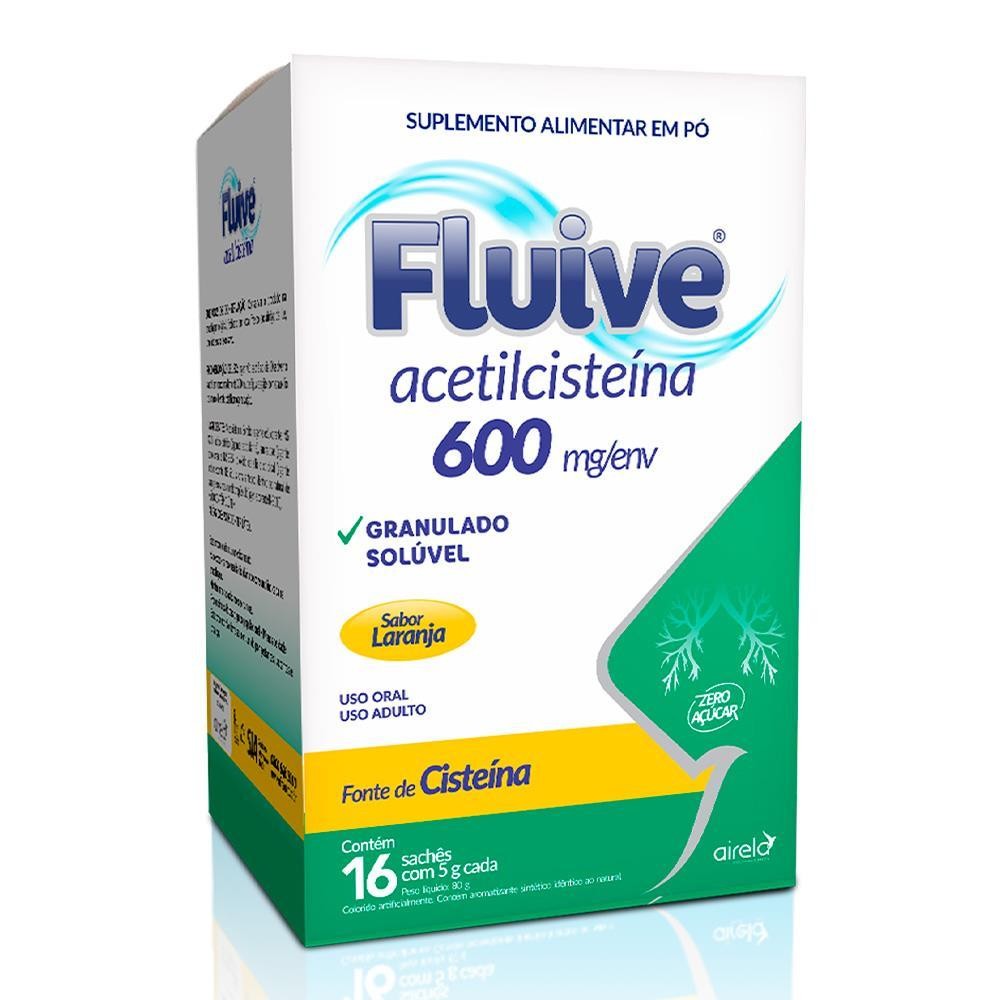 FLUIVE 600 COM 16 SACHÊS em Oferta na Shopee