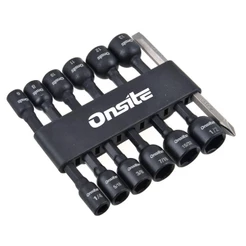 Jogo de Bits Canhão Impacto Magnético 1/4 á 1/2'' - 6 á 13mm - 14 Peças (702774) - Onsite