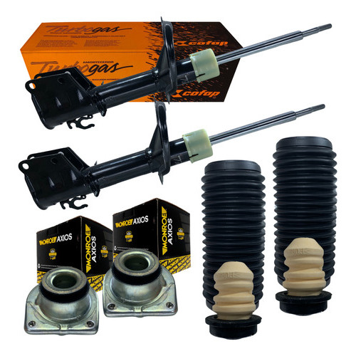 Par Amortecedor Dianteiro Cofap +Kit Axios Doblo 2001 2002 2003 2004 2005 2006 2007 2008 2009 A 2016