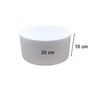 Base P/ Bolo Fake 20cm x 10cm De Isopor EPS Maciço em Oferta na Shopee