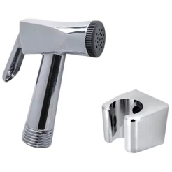 Gatilho Cromado de Chuveirinho p/ Ducha Higiênica C/ Suporte
