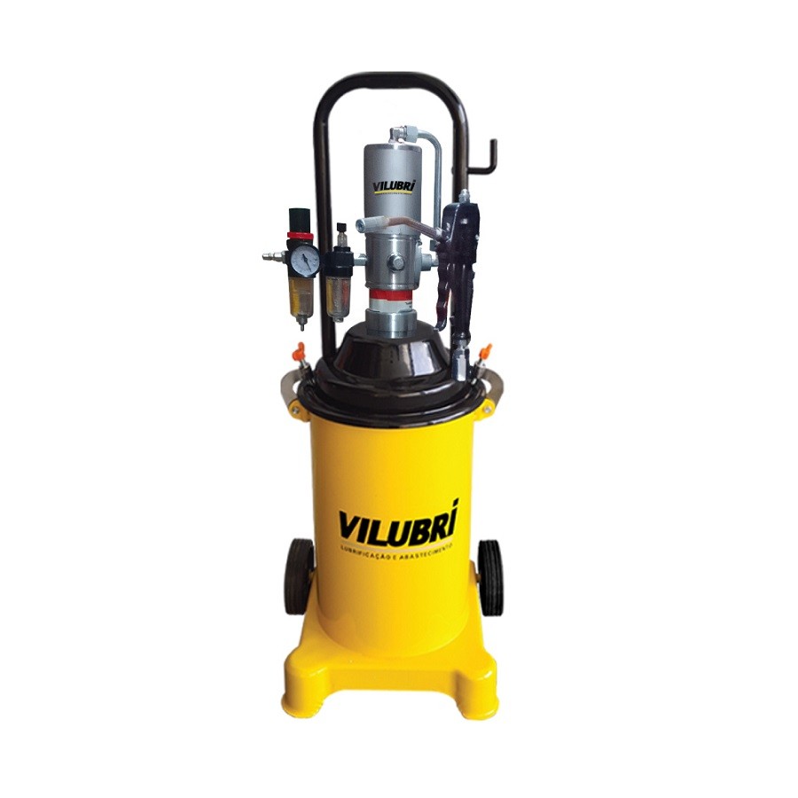 Propulsora Pneumática para Graxa 12 Kg Vilubri 1741 em Oferta na Shopee