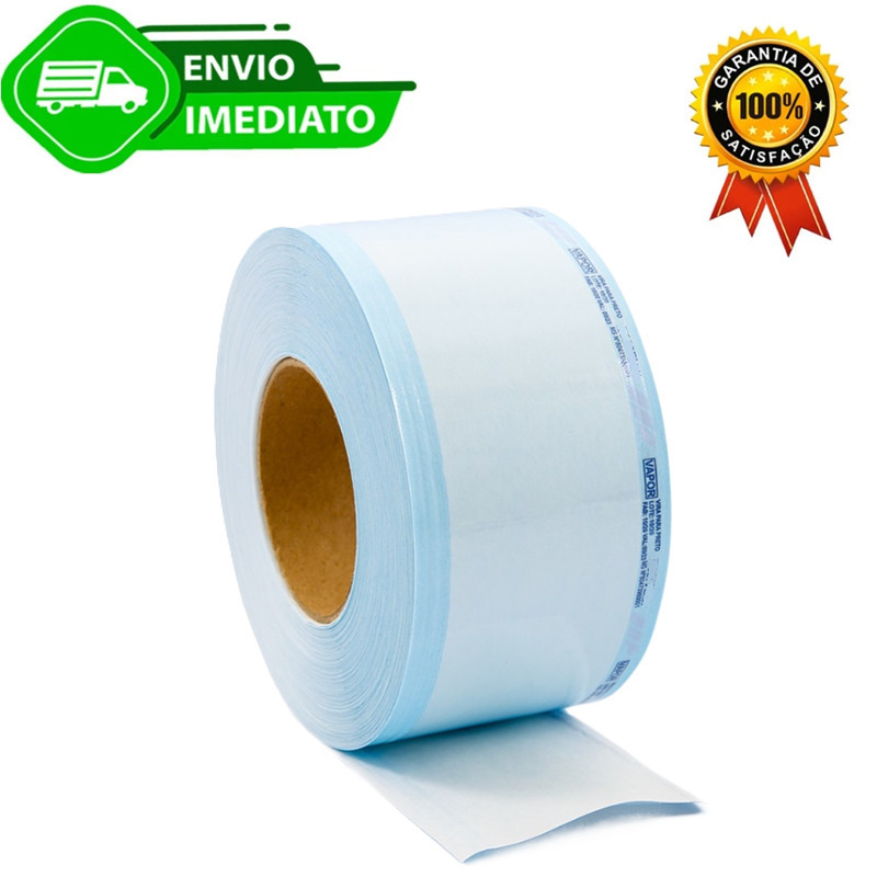 Embalagem Para Esterilização Bobina 5cm X 100 Metros - Pollitex em Oferta na Shopee