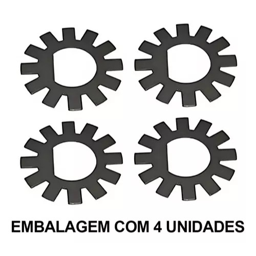 Kit 4 Trava Aranha Cubo Dianteiro Volks 11130 11140 12140 13130 14140 14210