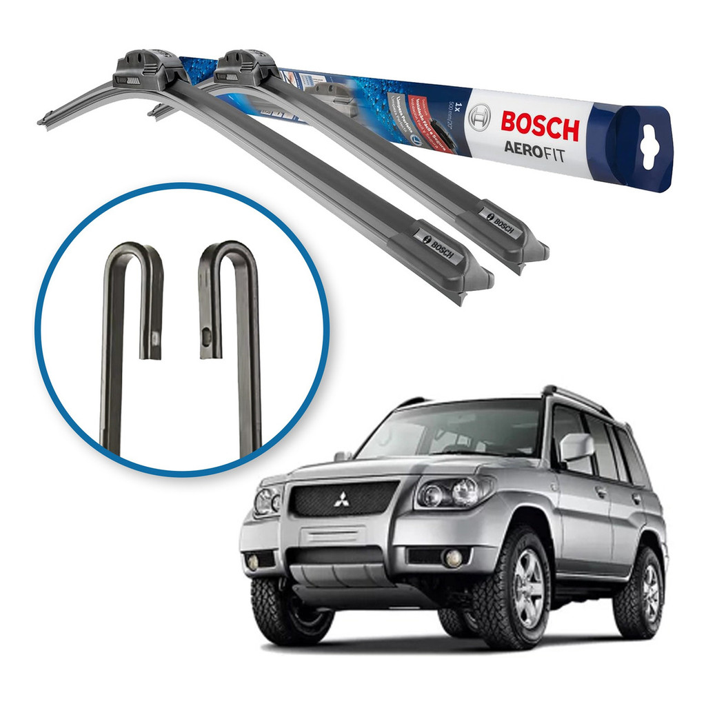 Palheta Limpador Parabrisa Bosch Mitsubishi Pajero TR4 2002 A 2016 em Oferta na Shopee