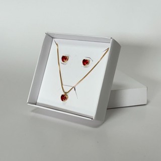 50 Caixas Papel de Joias com Berço | 7,5 x 7,5 x 2,5 cm | Bijus, Semi Joias, Colar, Brincos e Anel | Branca em Oferta na Shopee