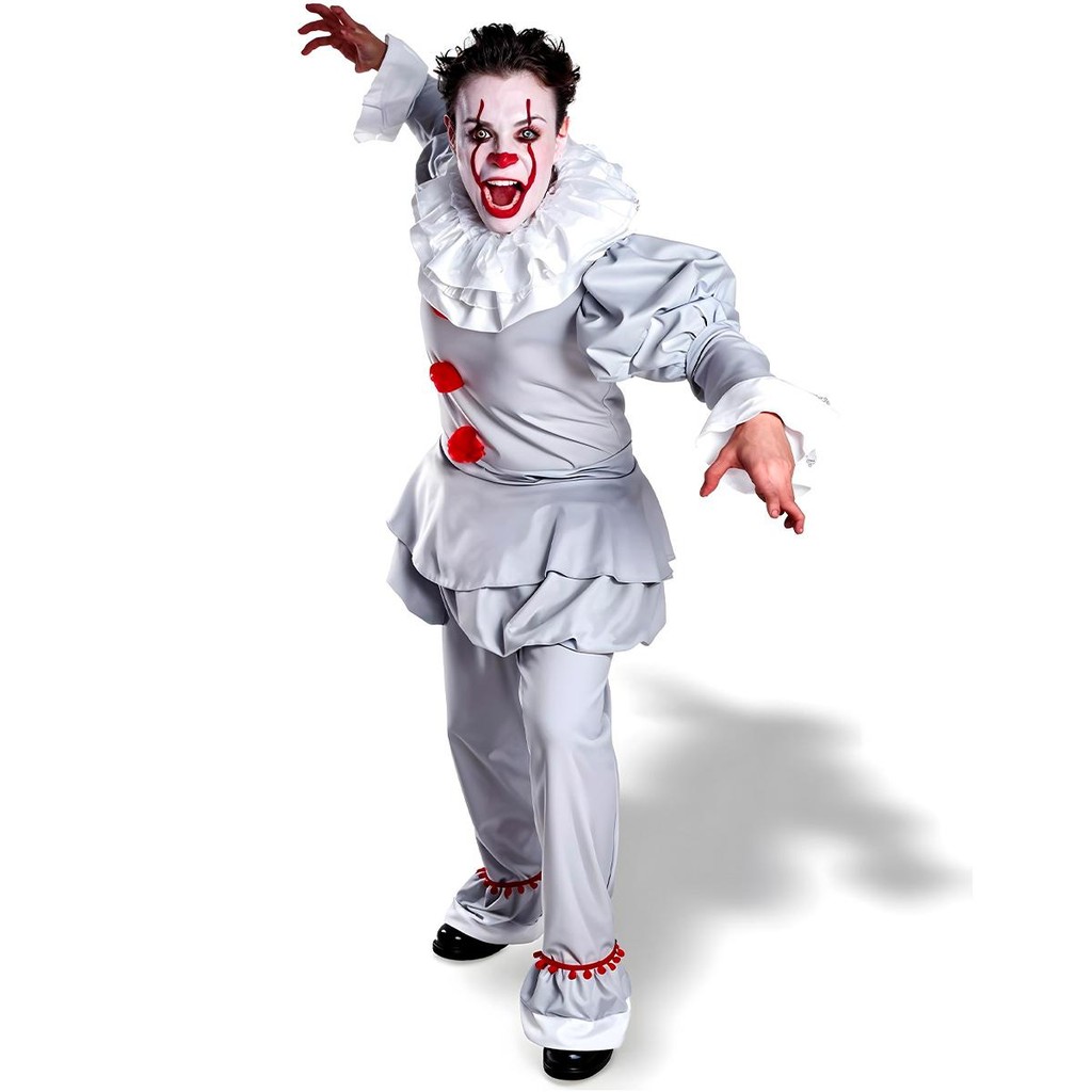 Fantasia It A Coisa de Halloween Adulto Realista de Luxo Completa