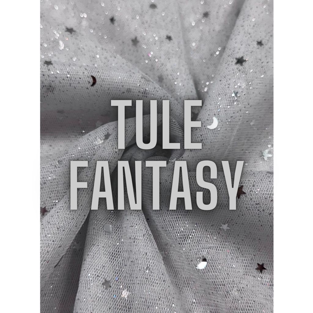 3 metros de Tule Glitter Cristal Fantasy 3mts X 1,50larg.