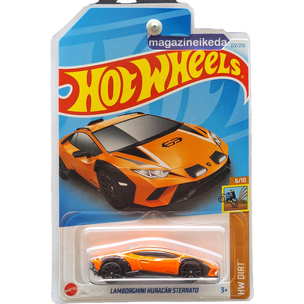 Carro Hot Wheels LAMBORGHINI HURACÁN STERRATO HRY87 Laranja HW DIRT em Oferta na Shopee