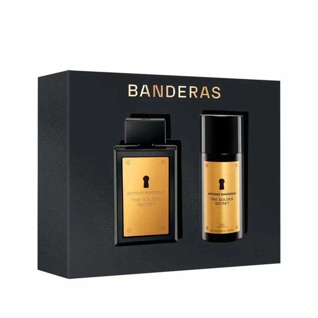 ANTONIO BANDERAS KIT GOLDEN SECRET EDT MASC 100ML+DEO 150ML