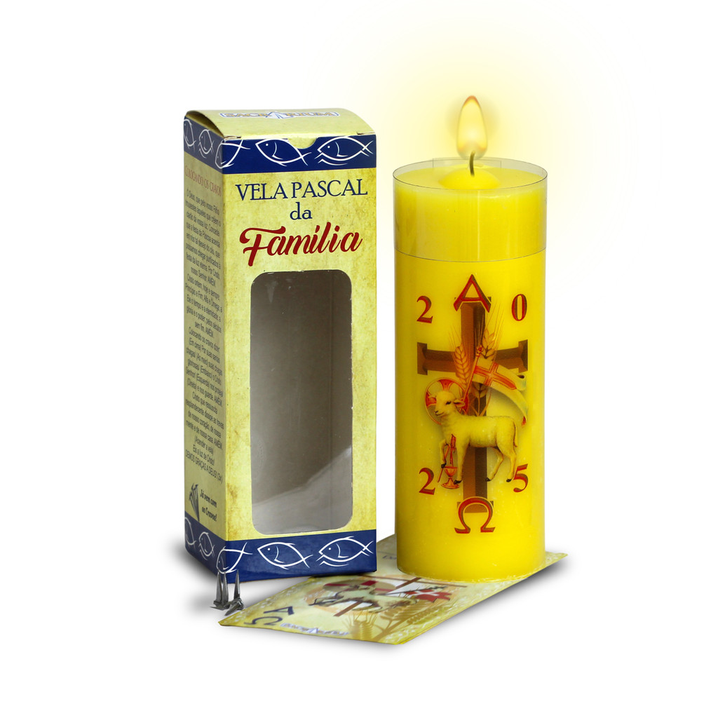 VELA PASCAL FAMILIA CORDEIRO CALICE A 2025