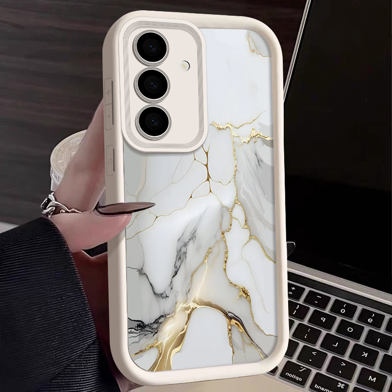 Mármore Colorido Macio Silicone TPU Caso Para Samsung Galaxy A55 A16 A15 A14 A54 A35 A34 A53 A52 5G A06 A05 A05S Telefon
