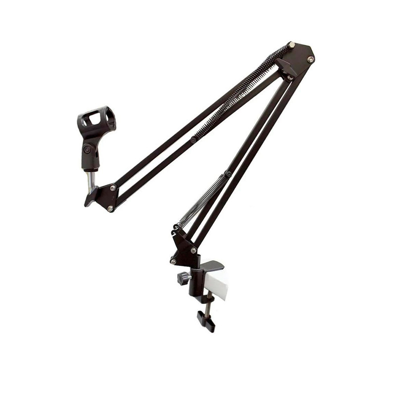 Suporte Braço Articulável Para Microfone Podcast Radio ZB6