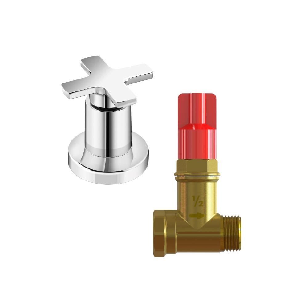 Registro De Pressão Com Acabamento Ella Cross Fabrimar 3/4 em Oferta na Shopee