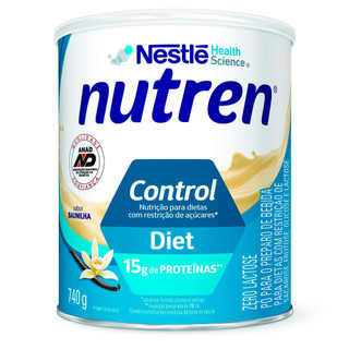 Nutren Control Diet Baunilha Complemento Alimentar 740g em Oferta na Shopee