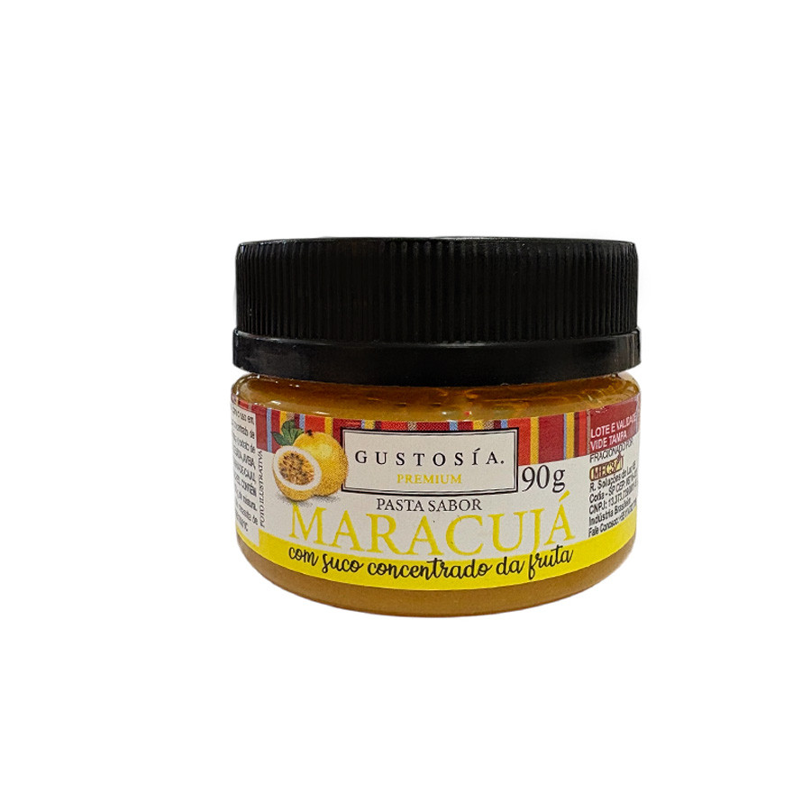 Detalhes do Pasta Saborizante Sabor Maracujá - 90g - 1 unidade - Gustosía - Rizzo