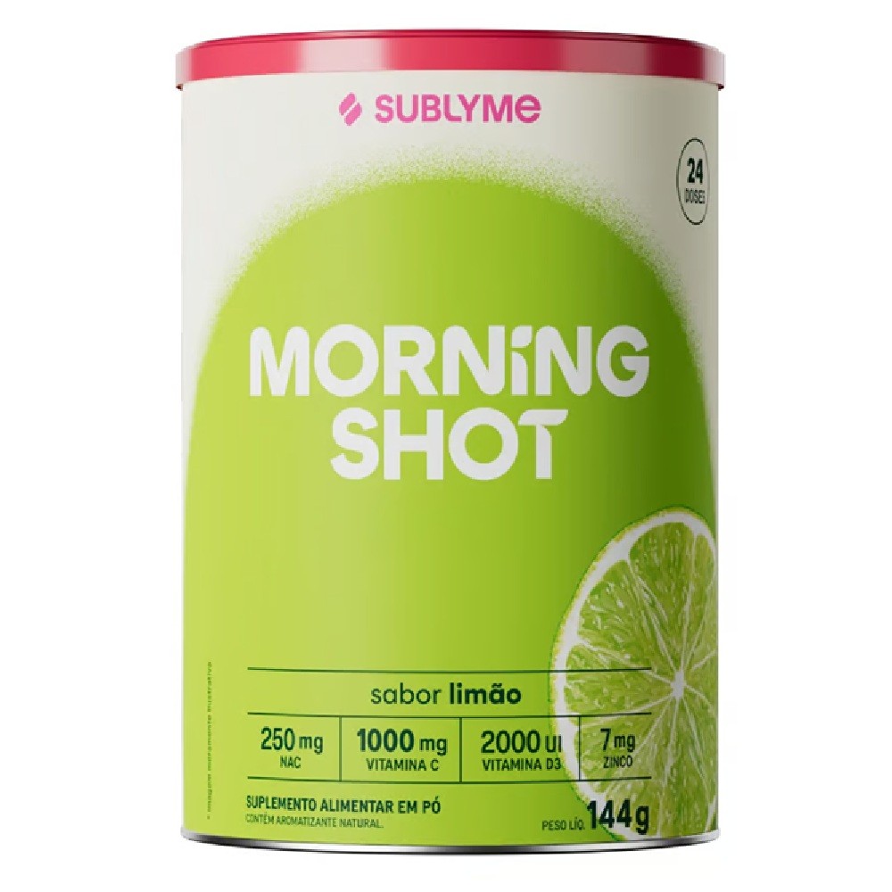 Morning Shot Limão - Sublyme 144g
