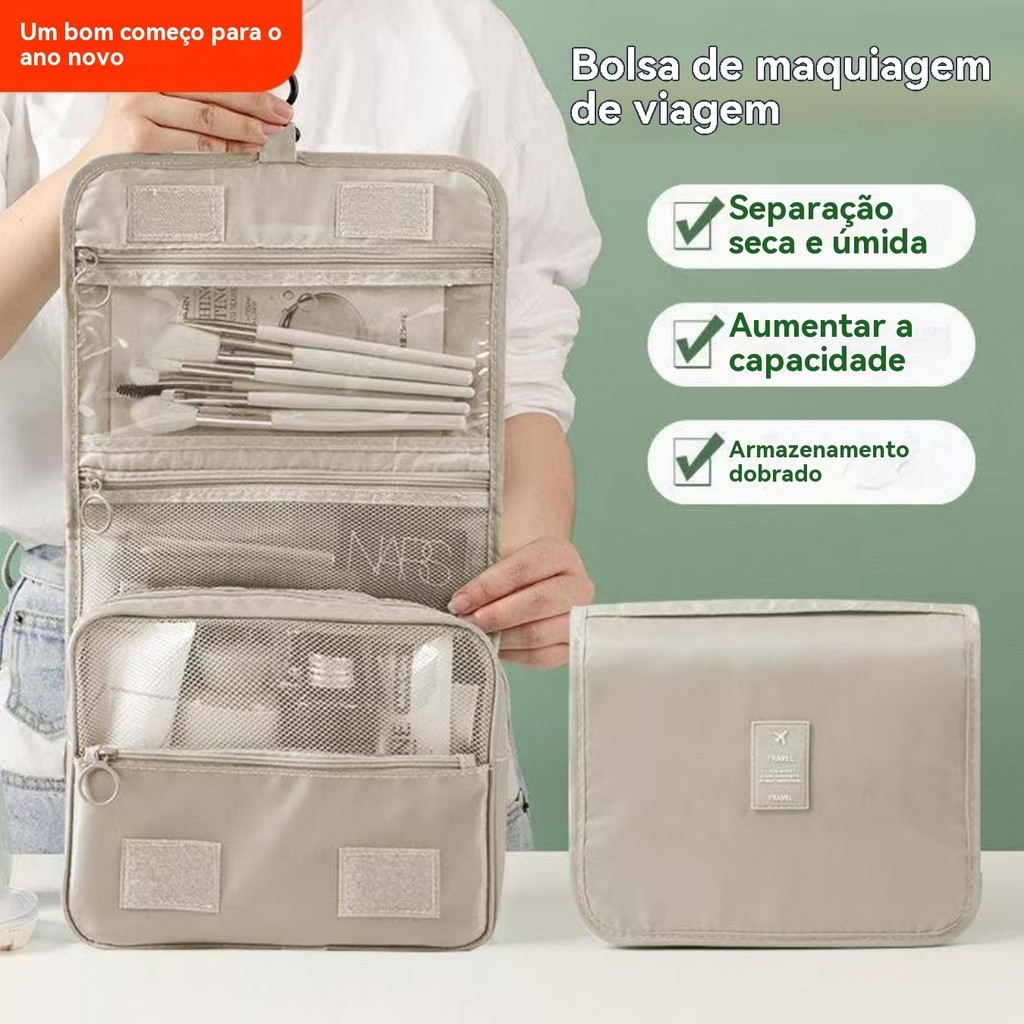 Bolsa com Alça Feminina Para Maquiagem/Cosméticos/Kit De Artista YB-921 bosco em Oferta na Shopee