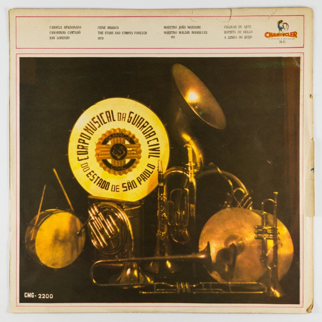 Disco LP Corpo Musical Guarda Civil Estado São Paulo Vol 3