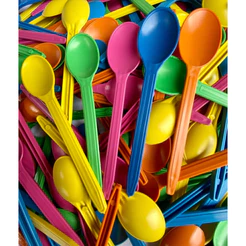 kit 300 Colheres Sortidas Para Sorvetes/ Açaí / Sobremesas
