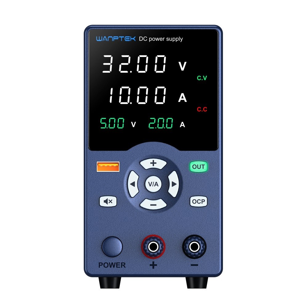 Fonte de Bancada Wanptek GC3010 32V 10A 320W 4 Dígitos Azul