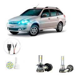 Ultra Led Nano 22000lm Fiat Palio Weekend 2009-2012 H1 H7