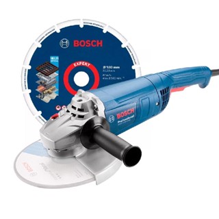 Esmerilhadeira Angular 9'' - 220V - GWS 2200-230 Com Disco de Corte Diamantado - Bosch em Oferta na Shopee