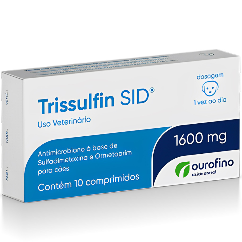 Trissulfin SID 1600Mg - 10 Comprimidos