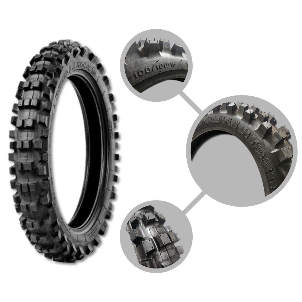 Pneu Crf 230 Ttr 230 100/100-18 59r Mt320 Pirelli - On/Off