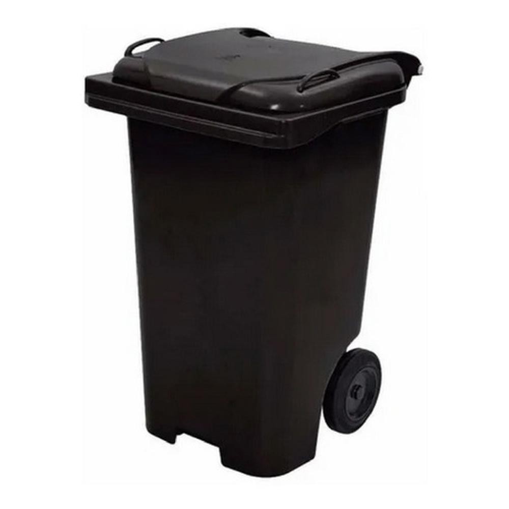 Conteiner Lixeira Plastica 120l Contentor Com Rodas Jsn