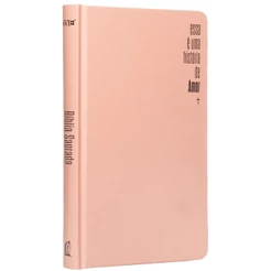 Bíblia Sagrada Slim | Essa é Uma História de Amor | NVI | Leitura Perfeita | Capa Dura Rosa