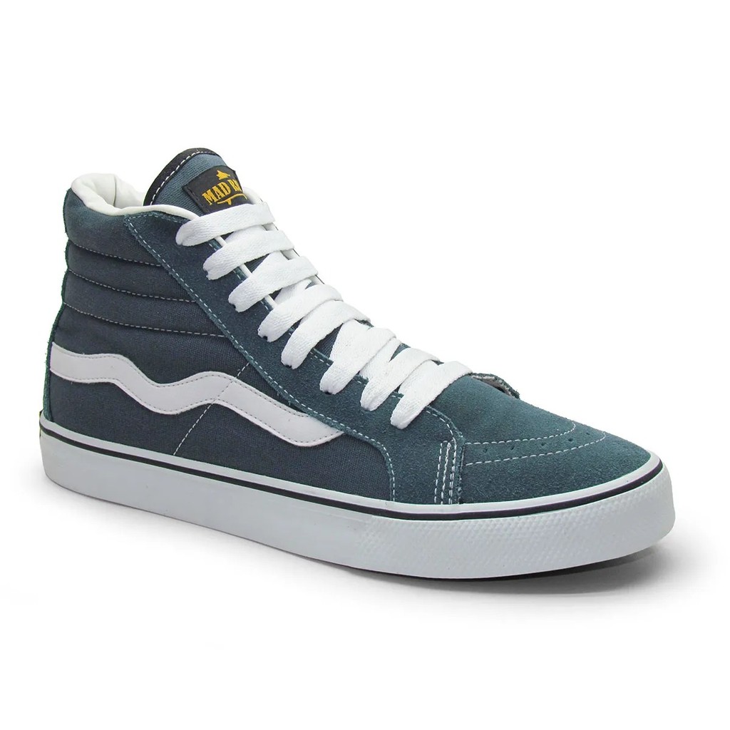Tênis Mad Rats Hi Top Azul Petróleo