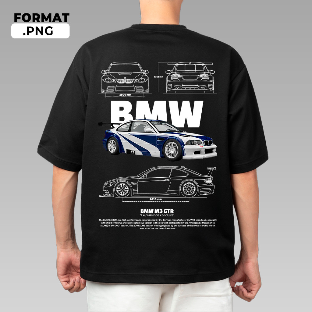 Camiseta Oversized Feminina Masculina Unissex BMW M Power Moda Streetwear Conforto Puro   Moderno