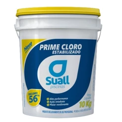 Balde Dicloro Prime Granulado 10Kg para Piscinas - Suall Piscinas