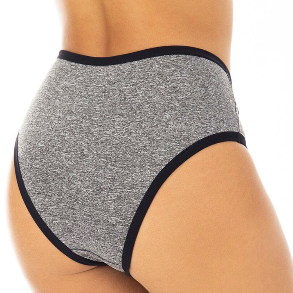 Kit 3 Calcinhas Pós Parto Microfibra Cós Alto Confortável - Ana Normal