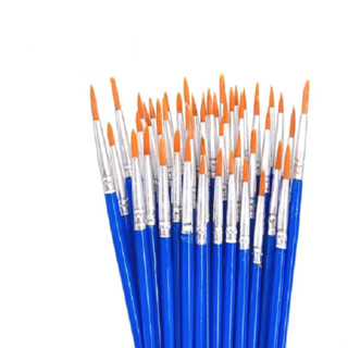 KIT 10 PINCEIS NYLON PONTA FINA PINTURA ARTESANATO ATACADO em Oferta na Shopee